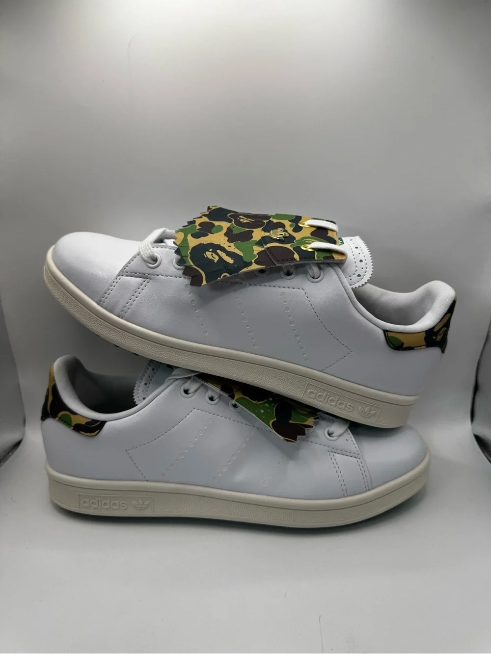 BAPE x adidas Stan Smith Golf Cloud White Green IG5916 Brand New Deadstock Size